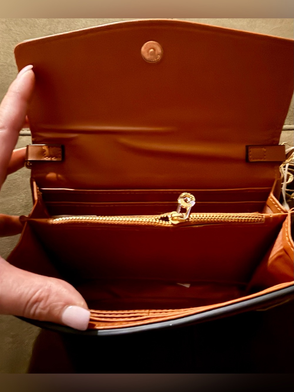 Valentino Orlandi Brown and Tan Logo Crossbody Bag - Picture 6 of 11